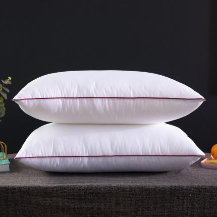 91家纺网 家纺一手货源 找家纺 枕之坊 2021新款健康睡眠枕 红色滚边