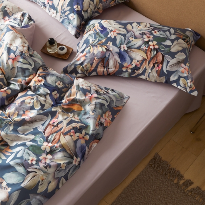 91家纺网 家纺一手货源 找家纺 优然居 2021新款60支数码印花宽边四件套 马丽娜