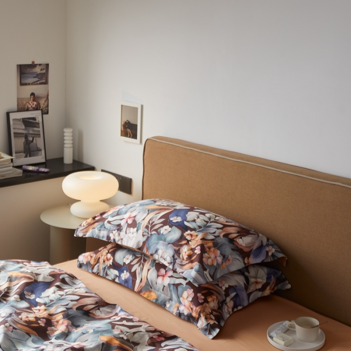 91家纺网 家纺一手货源 找家纺 优然居 2021新款60支数码印花宽边四件套 玛丽琳