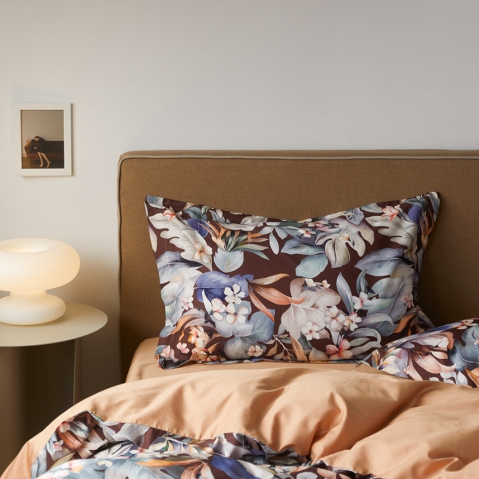 91家纺网 家纺一手货源 找家纺 优然居 2021新款60支数码印花宽边四件套 玛丽琳