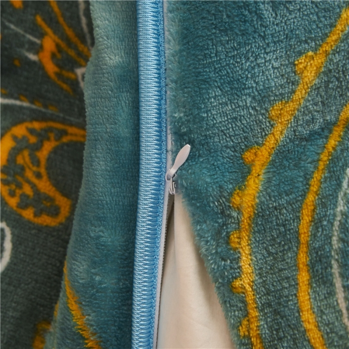 91家纺网 家纺一手货源 找家纺 爱洛家纺2021新款金貂绒四件套 绿野仙踪