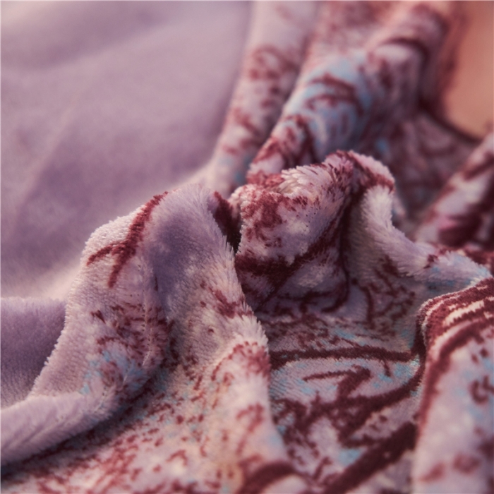 91家纺网 家纺一手货源 找家纺 爱洛家纺2021新款金貂绒四件套 幸福树