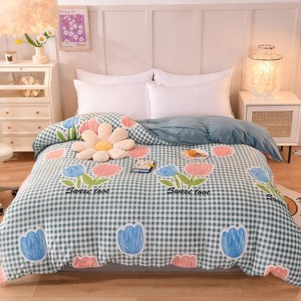 91家纺网 家纺一手货源 找家纺 （总）甜之梦 2025新款水晶绒单品被套