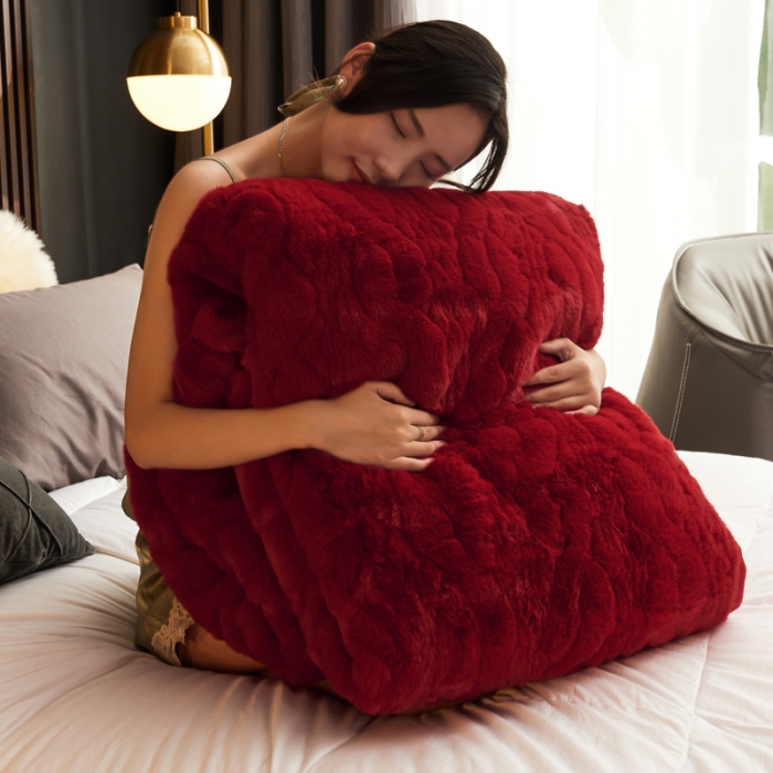 91家纺网 家纺一手货源 找家纺 （总）凯轩毛毛毯毯子 仿裘皮毛毛毯毯子