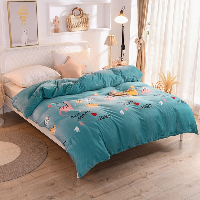 91家纺网 家纺一手货源 找家纺 （总）甜之梦 2025新款水晶绒单品被套