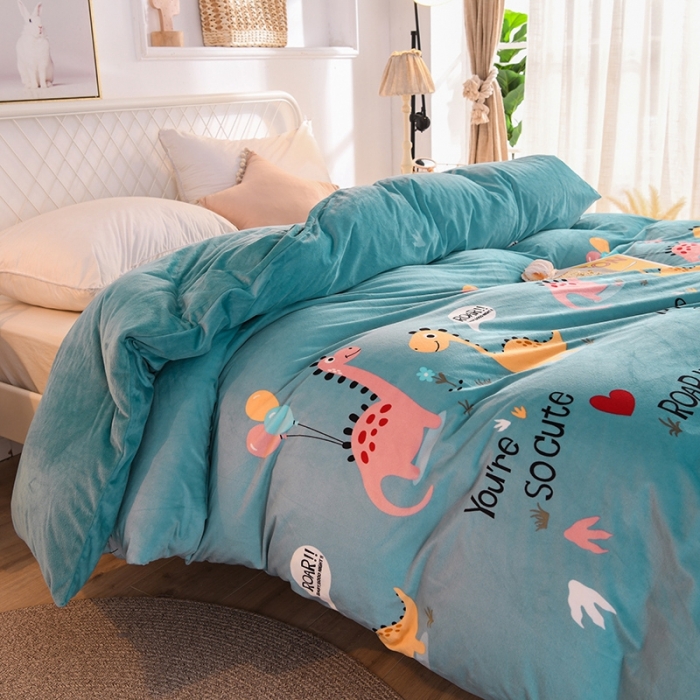 91家纺网 家纺一手货源 找家纺 （总）甜之梦 2025新款水晶绒单品被套