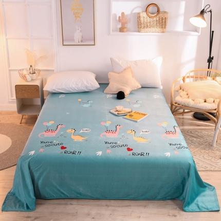 91家纺网 家纺一手货源 找家纺 （总）甜之梦 2025新款水晶绒单品床单