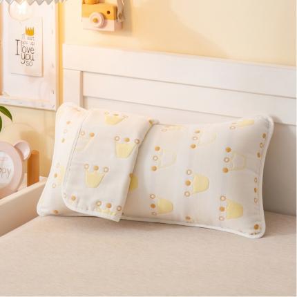 91家纺网 家纺一手货源 找家纺 （总）朴尔 2021年新款全棉六层纱布儿童枕套