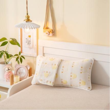 91家纺网 家纺一手货源 找家纺 （总）朴尔 2021年新款全棉六层纱布儿童枕套