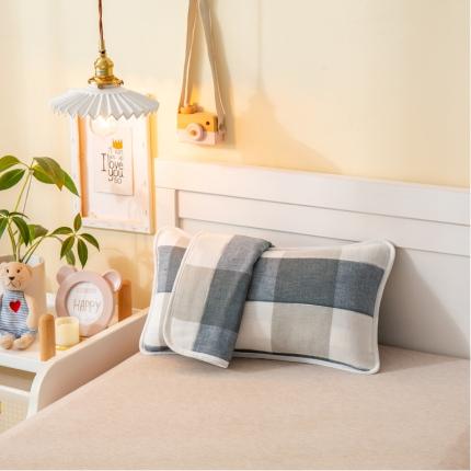 91家纺网 家纺一手货源 找家纺 （总）朴尔 2021年新款全棉六层纱布儿童枕套