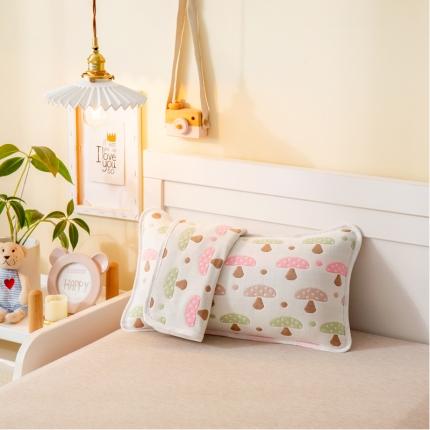 91家纺网 家纺一手货源 找家纺 （总）朴尔 2021年新款全棉六层纱布儿童枕套