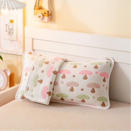 91家纺网 家纺一手货源 找家纺 （总）朴尔 2021年新款全棉六层纱布儿童枕套