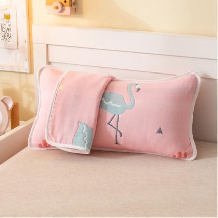 91家纺网 家纺一手货源 找家纺 （总）朴尔 2021年新款全棉六层纱布儿童枕套