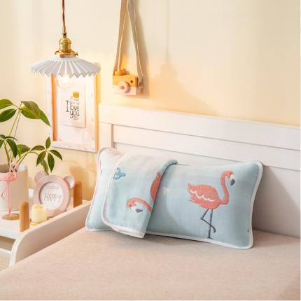 91家纺网 家纺一手货源 找家纺 （总）朴尔 2021年新款全棉六层纱布儿童枕套