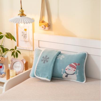 91家纺网 家纺一手货源 找家纺 （总）朴尔 2021年新款全棉六层纱布儿童枕套