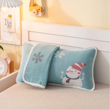 91家纺网 家纺一手货源 找家纺 （总）朴尔 2021年新款全棉六层纱布儿童枕套