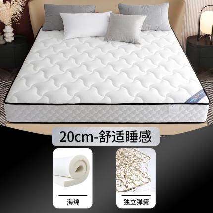 91家纺网 家纺一手货源 找家纺 时奥 2021新款-弹簧床垫M01