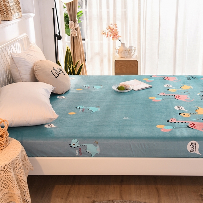 91家纺网 家纺一手货源 找家纺 （总）甜之梦 2025新款水晶绒单品床笠