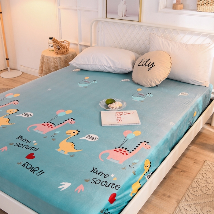 91家纺网 家纺一手货源 找家纺 （总）甜之梦 2025新款水晶绒单品床笠