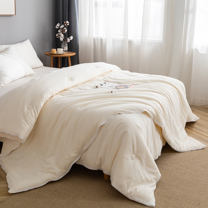 91家纺网 家纺一手货源 找家纺 （总）2024新款原棉大豆子母被51%大豆纤维被二合一子母被