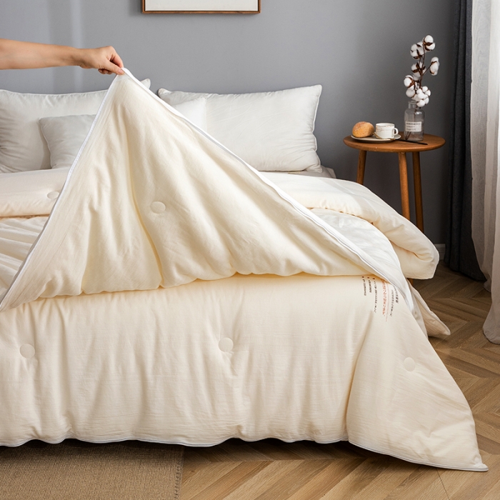 91家纺网 家纺一手货源 找家纺 （总）2024新款原棉大豆子母被51%大豆纤维被二合一子母被