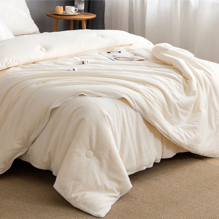 91家纺网 家纺一手货源 找家纺 （总）2024新款原棉大豆子母被51%大豆纤维被二合一子母被