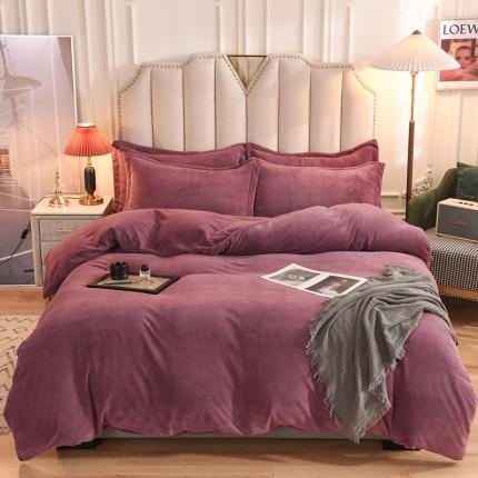 91家纺网 家纺一手货源 找家纺 （总）甜之梦家纺2025新款牛奶绒四件套（可定制尺寸）