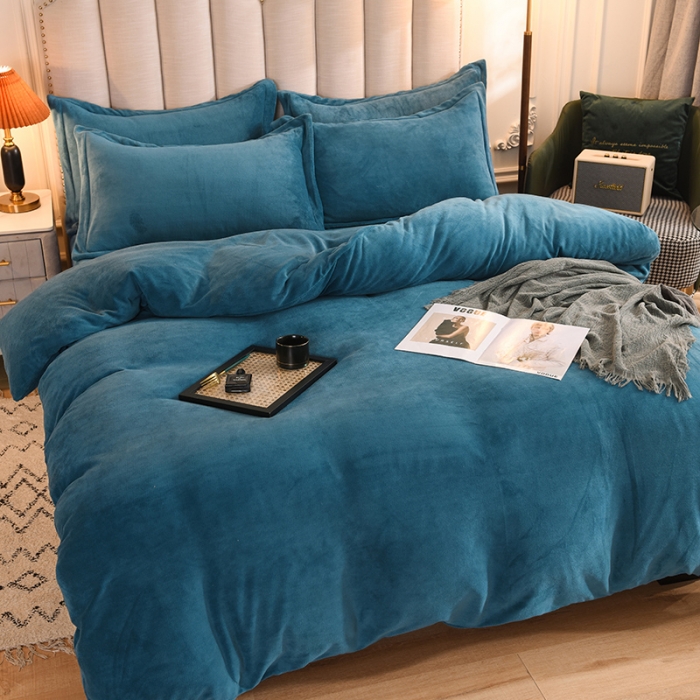 91家纺网 家纺一手货源 找家纺 （总）甜之梦家纺2025新款牛奶绒四件套（可定制尺寸）