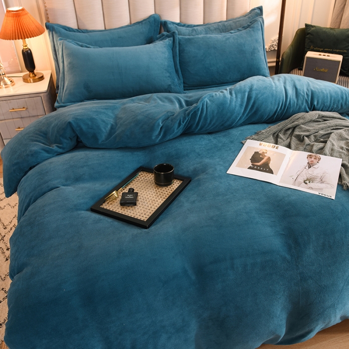 91家纺网 家纺一手货源 找家纺 （总）甜之梦家纺2025新款牛奶绒四件套（可定制尺寸）