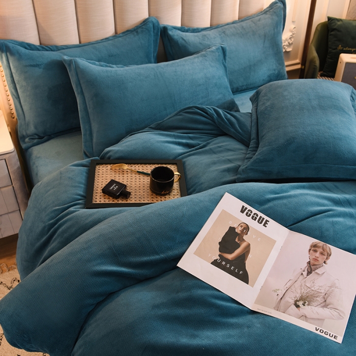 91家纺网 家纺一手货源 找家纺 （总）甜之梦家纺2025新款牛奶绒四件套（可定制尺寸）