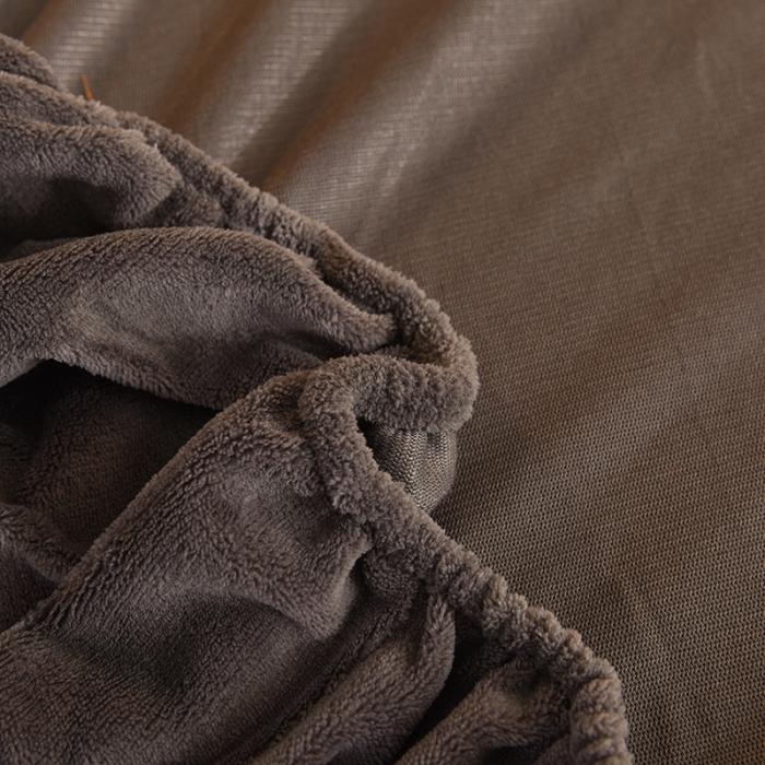 91家纺网 家纺一手货源 找家纺 甜之梦2025新款牛奶绒四件套（可定制尺寸） 宝石蓝＋深灰