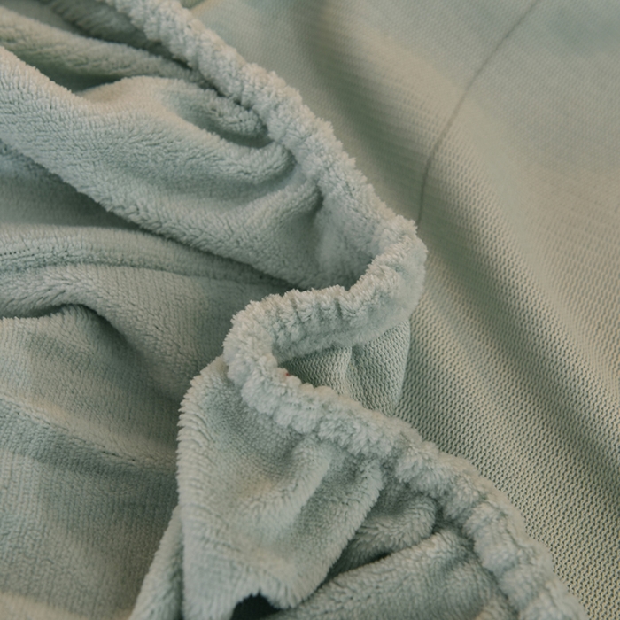 91家纺网 家纺一手货源 找家纺 甜之梦家纺2025新款牛奶绒四件套（可定制尺寸） 嫩绿+淡粉