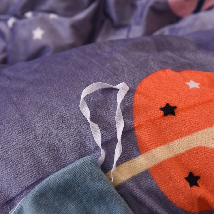 91家纺网 家纺一手货源 找家纺 甜之梦 2025新款水晶绒单品被套 爱情树