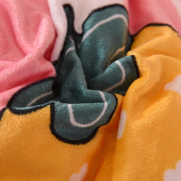 91家纺网 家纺一手货源 找家纺 甜之梦 2025新款水晶绒单品被套 草莓格