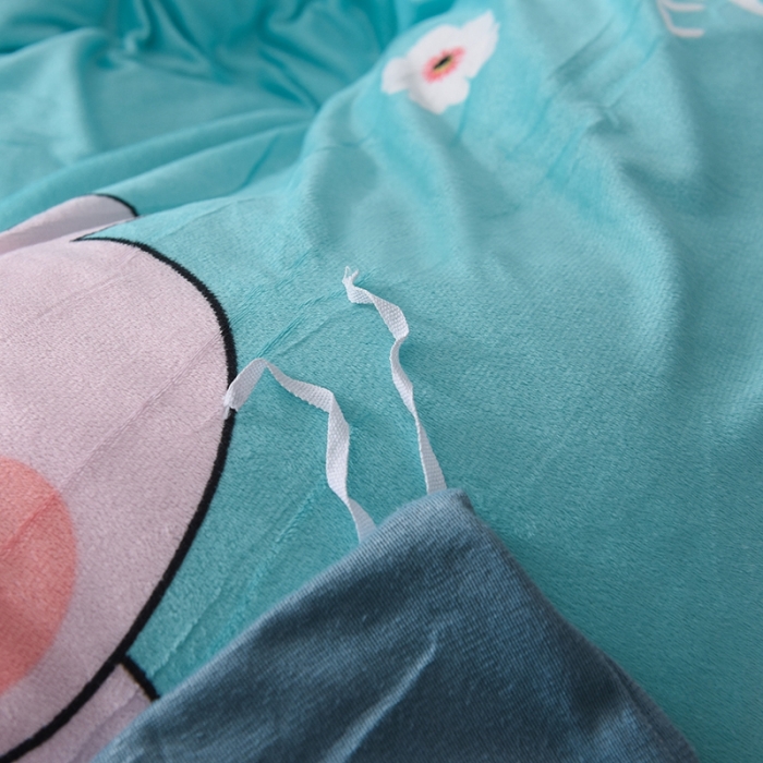 91家纺网 家纺一手货源 找家纺 甜之梦 2025新款水晶绒单品被套 西瓜熊