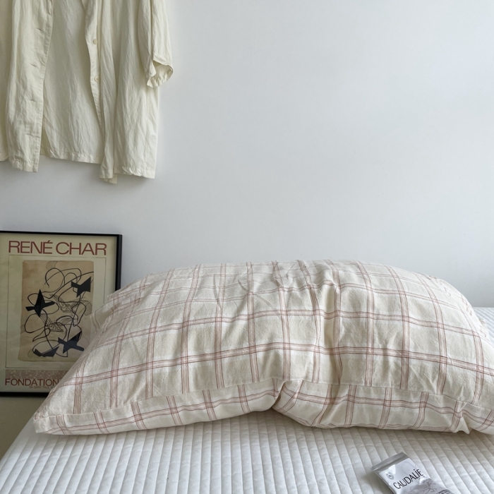 91家纺网 家纺一手货源 找家纺 （总）恋恋三季 2024新款水洗全棉单枕套48*74cm