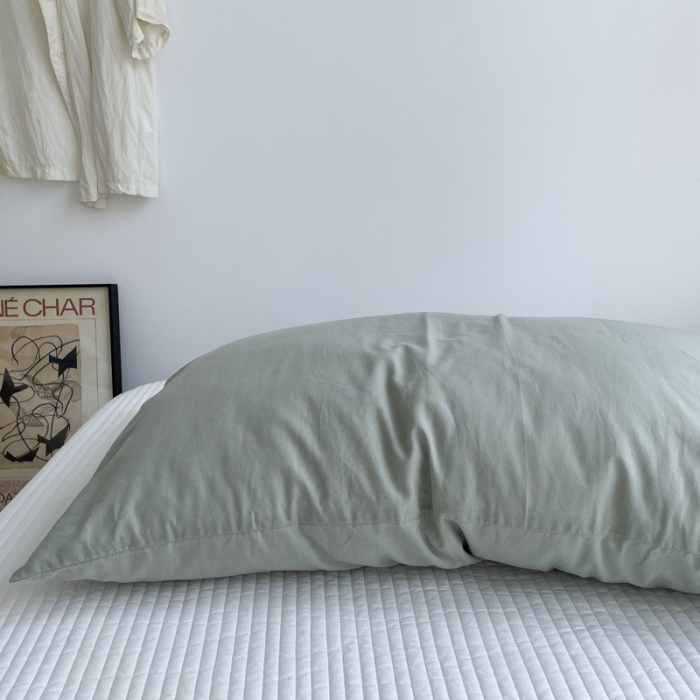 91家纺网 家纺一手货源 找家纺 （总）恋恋三季 2024新款水洗全棉单枕套48*74cm