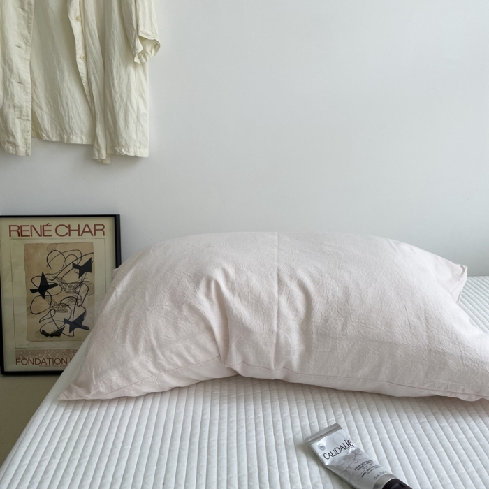 91家纺网 家纺一手货源 找家纺 （总）恋恋三季 2024新款水洗全棉单枕套48*74cm