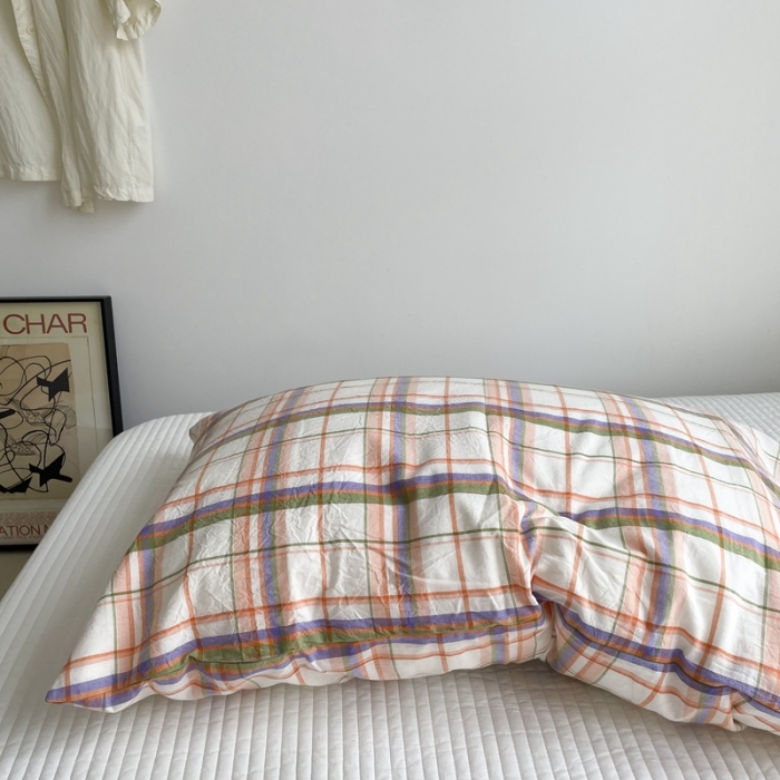 91家纺网 家纺一手货源 找家纺 （总）恋恋三季 2024新款水洗全棉单枕套48*74cm