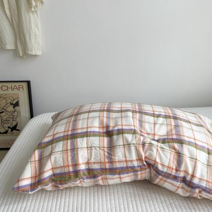 恋恋三季 2021新款水洗全棉单枕套48*74cm 塞纳河畔