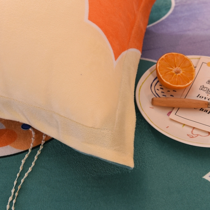 91家纺网 家纺一手货源 找家纺 甜之梦 2025新款水晶绒单品整套一对 动物家族