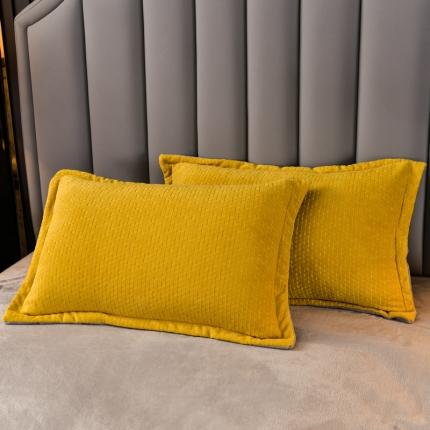 91家纺网 家纺一手货源 找家纺 （总）小牛席业2021新款小三角牛奶绒枕套单只装