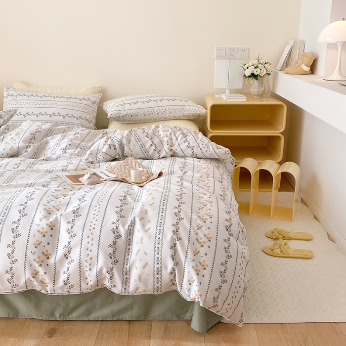 91家纺网 家纺一手货源 找家纺 2021窝米秋冬新品13070全棉四件套 西西里