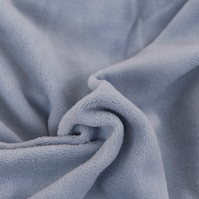 91家纺网 家纺一手货源 找家纺 绒兔兔 2021牛奶绒韩版揪花床裙四件套 潮蓝