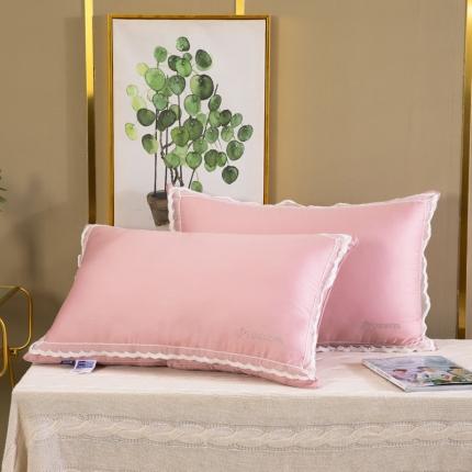 91家纺网 家纺一手货源 找家纺 (总)枕之坊 2021新款玻尿酸蕾丝水钻羽丝枕48×74cm