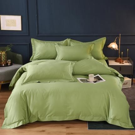 91家纺网 家纺一手货源 找家纺 （总）甜之梦2025新款13374经典工艺款纯色长绒棉四件套