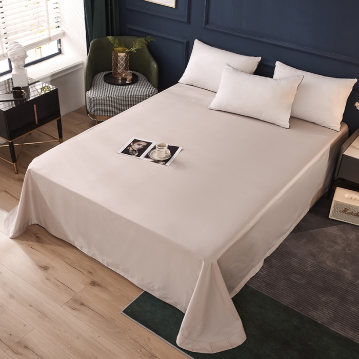 91家纺网 家纺一手货源 找家纺 （总）甜之梦 2025新款13374经典工艺款纯色长绒棉床单