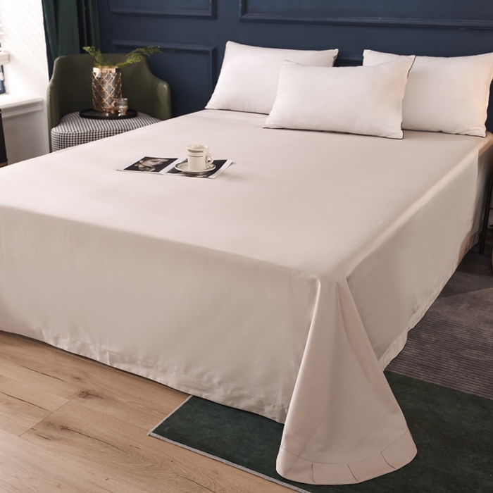 91家纺网 家纺一手货源 找家纺 （总）甜之梦 2025新款13374经典工艺款纯色长绒棉床单