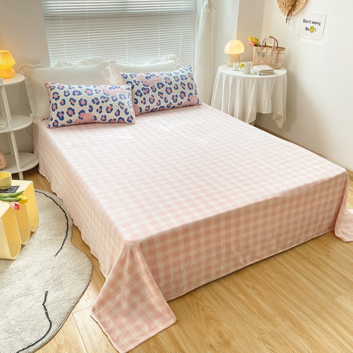 91家纺网 家纺一手货源 找家纺 金爱家 2021新款牛奶绒暖边四件套 可爱多