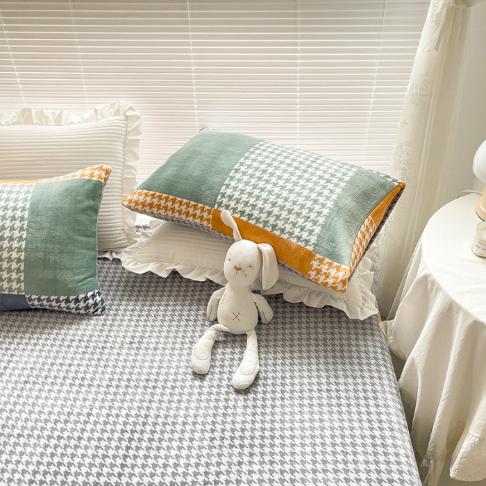 91家纺网 家纺一手货源 找家纺 金爱家 2021新款牛奶绒暖边四件套 夜办